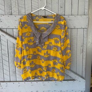 Piano Floral Top size L
